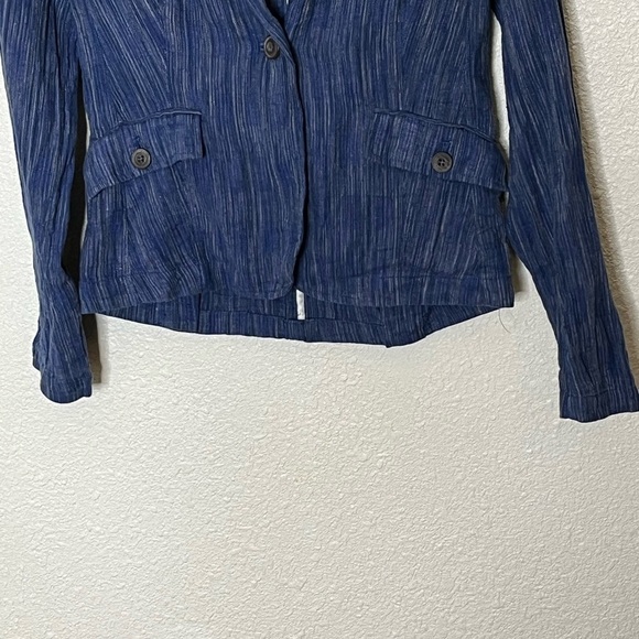Anthropologie Cartonnier Linen Blend Jacket Sz 2 - Picture 3 of 6